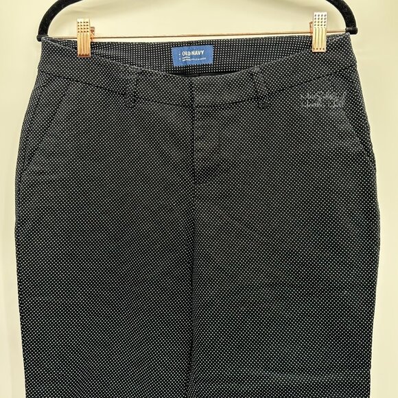 Old Navy Mid-Rise Harper Fine Polka Dot Ankle Pants Size 6 - Picture 2 of 5